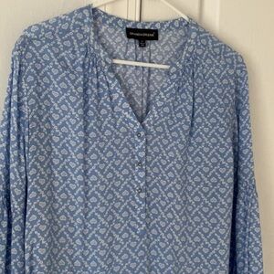 Grand & Greene Blue Floral Blouse